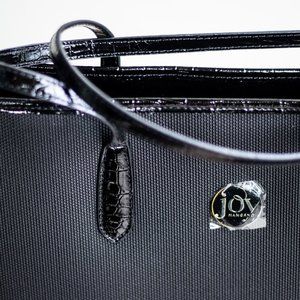 Joy Mangano TuffTech Croco Embossed Tote